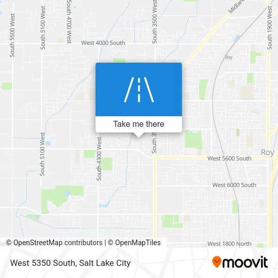 Mapa de West 5350 South