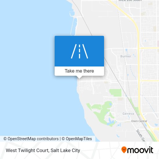 West Twilight Court map