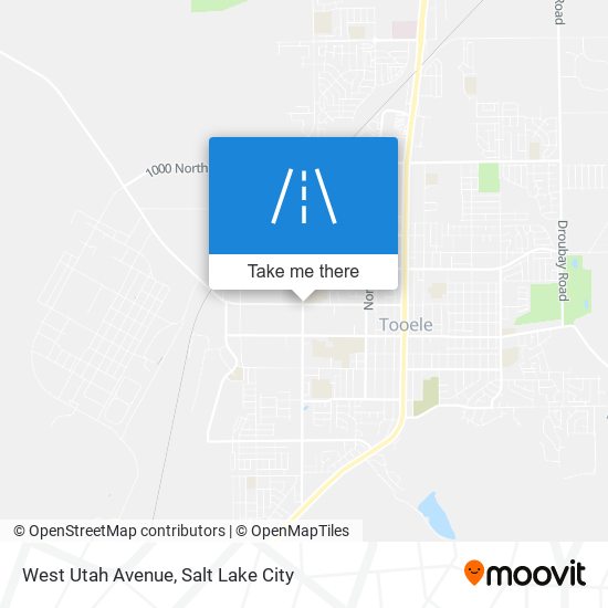 Mapa de West Utah Avenue