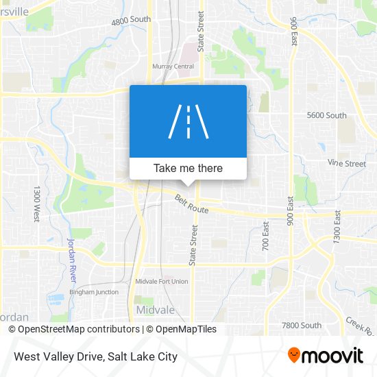 West Valley Drive map