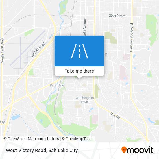 West Victory Road map