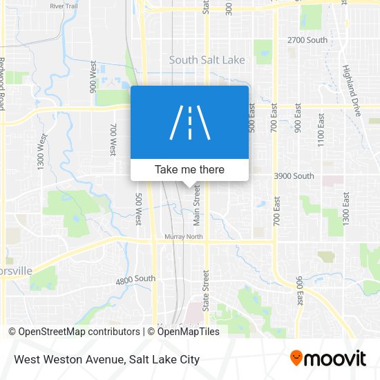 West Weston Avenue map