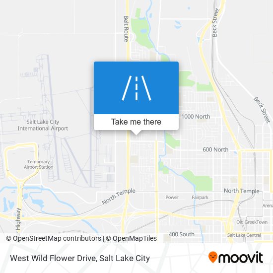 West Wild Flower Drive map
