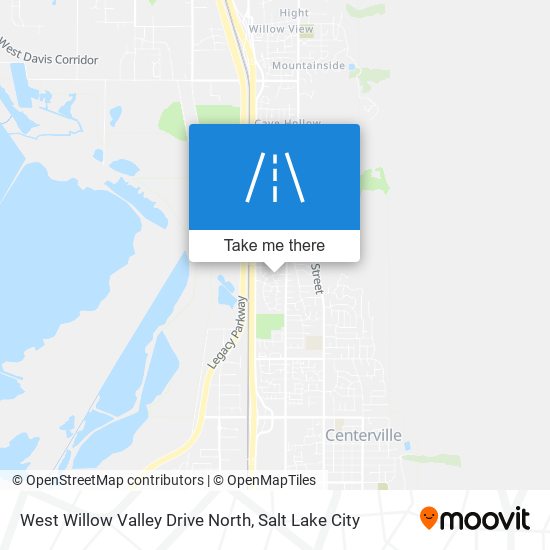 Mapa de West Willow Valley Drive North