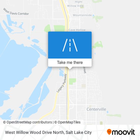 Mapa de West Willow Wood Drive North