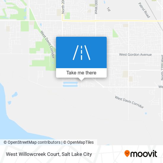 Mapa de West Willowcreek Court