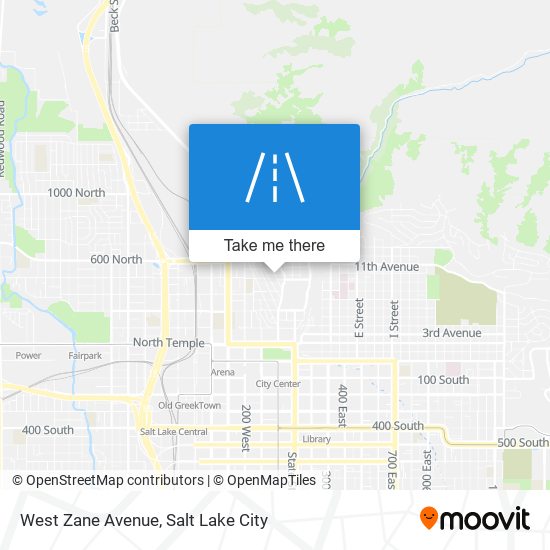 Mapa de West Zane Avenue
