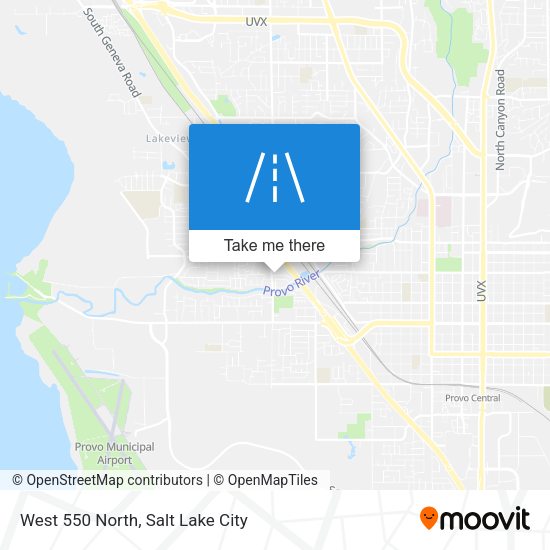 Mapa de West 550 North