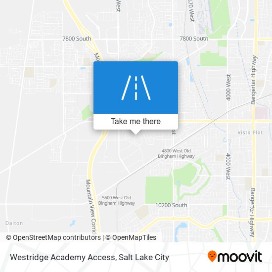 Westridge Academy Access map