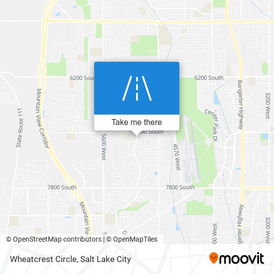 Wheatcrest Circle map