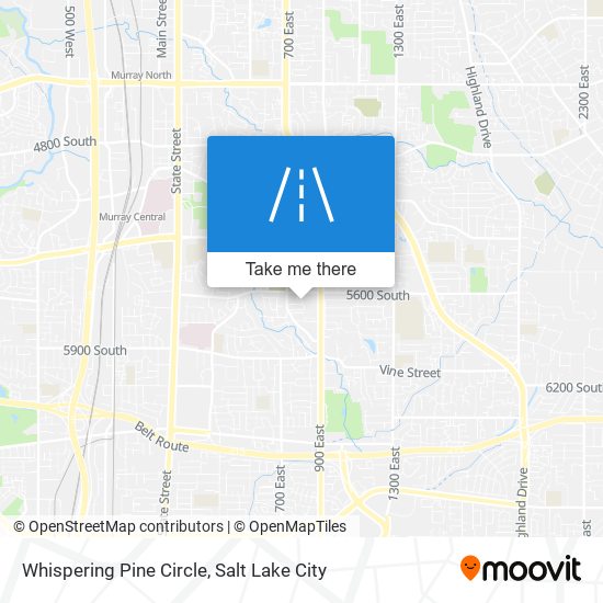 Mapa de Whispering Pine Circle