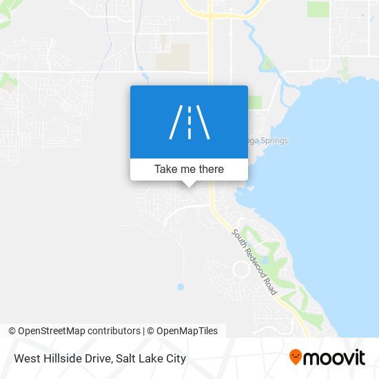 Mapa de West Hillside Drive