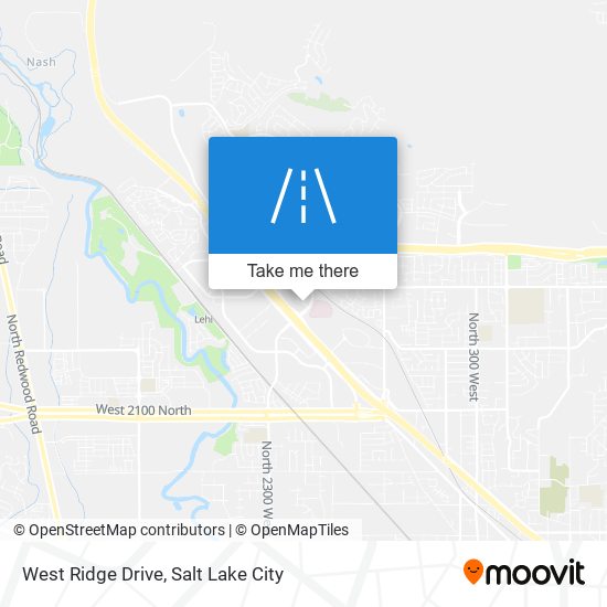 West Ridge Drive map