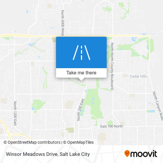 Mapa de Winsor Meadows Drive