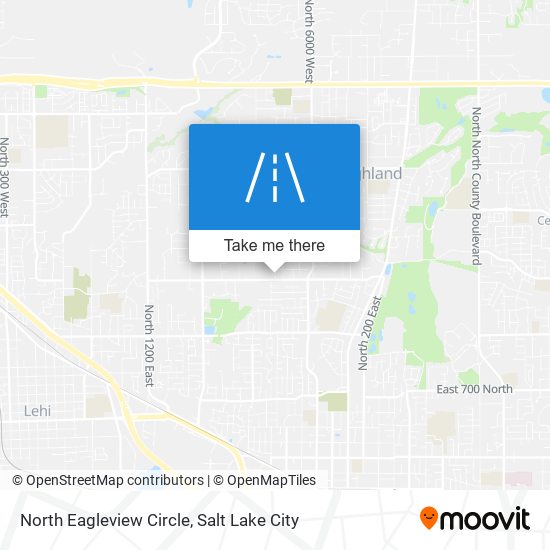 Mapa de North Eagleview Circle