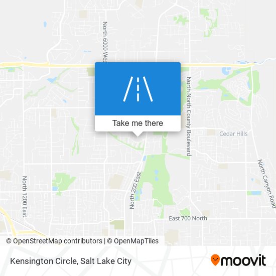 Mapa de Kensington Circle