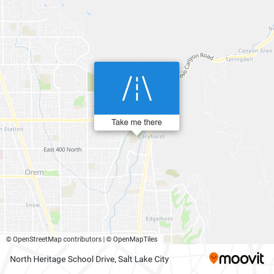 Mapa de North Heritage School Drive