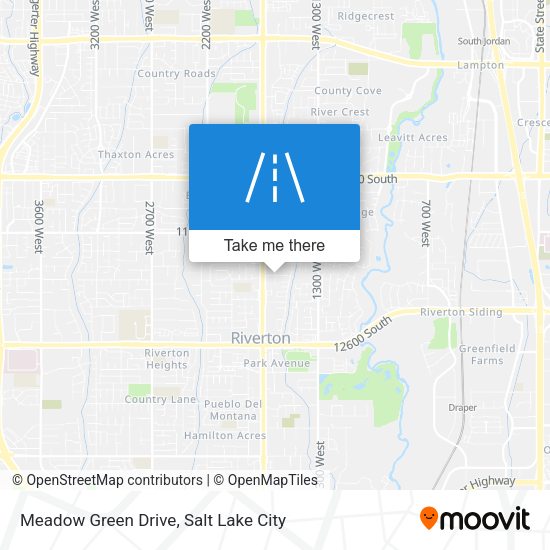 Meadow Green Drive map
