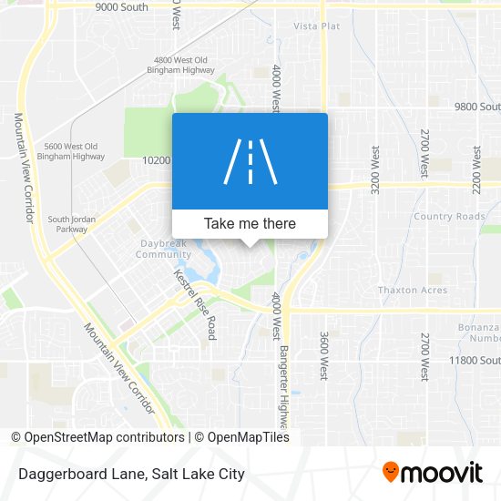 Daggerboard Lane map