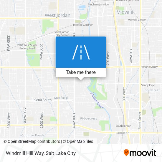 Windmill Hill Way map