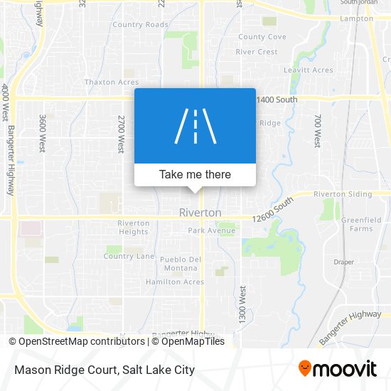 Mason Ridge Court map