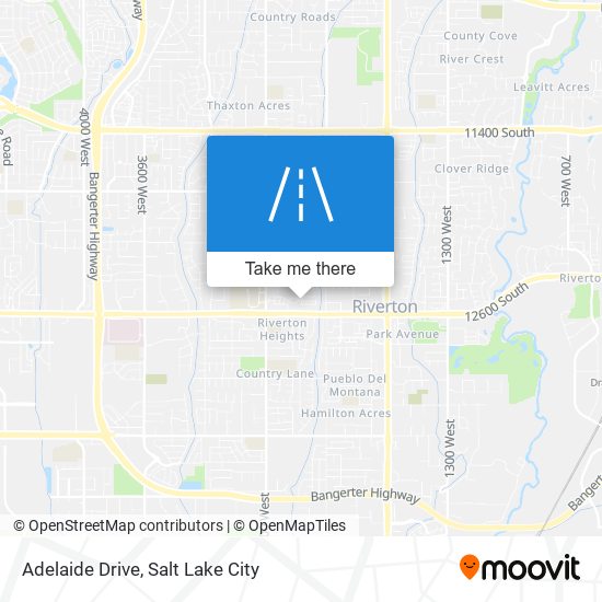 Mapa de Adelaide Drive