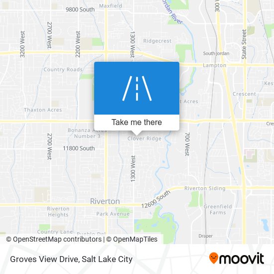 Groves View Drive map