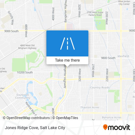 Jones Ridge Cove map