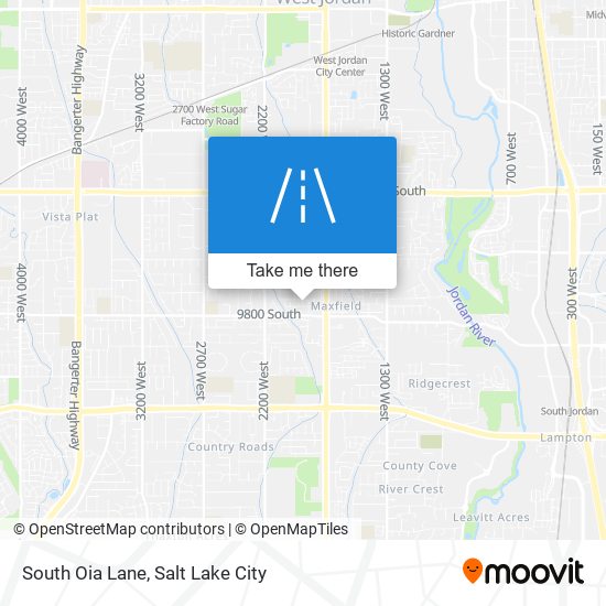 South Oia Lane map