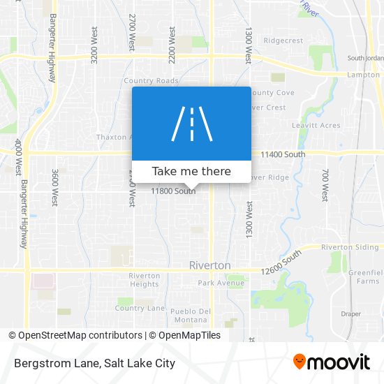 Bergstrom Lane map