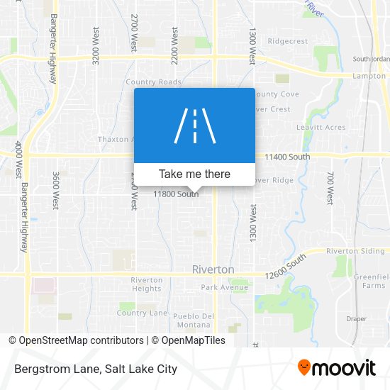 Bergstrom Lane map