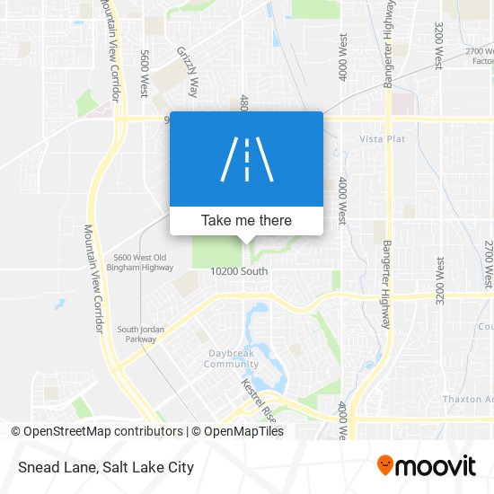 Snead Lane map