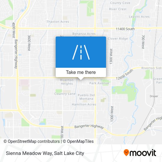 Sienna Meadow Way map