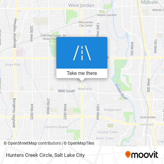 Hunters Creek Circle map