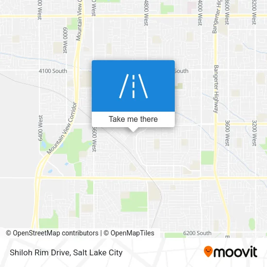Shiloh Rim Drive map