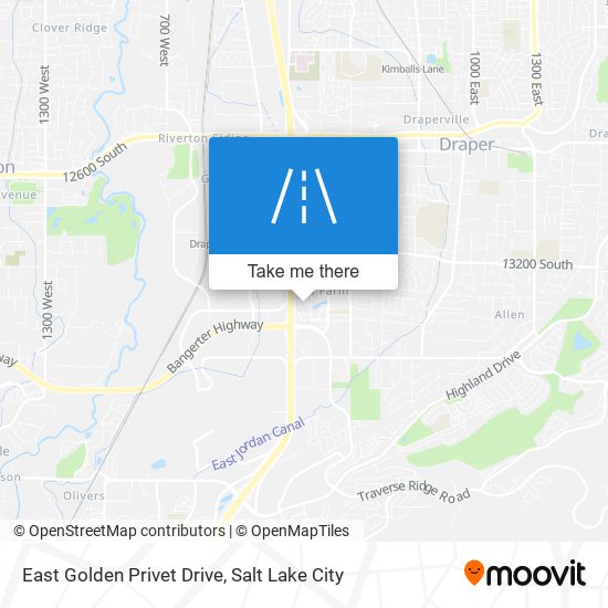 East Golden Privet Drive map