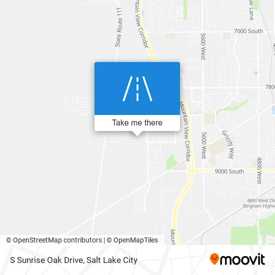 S Sunrise Oak Drive map