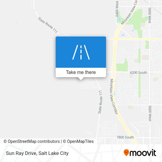 Sun Ray Drive map
