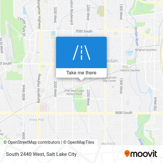 South 2440 West map
