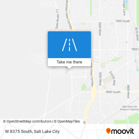 Mapa de W 8375 South