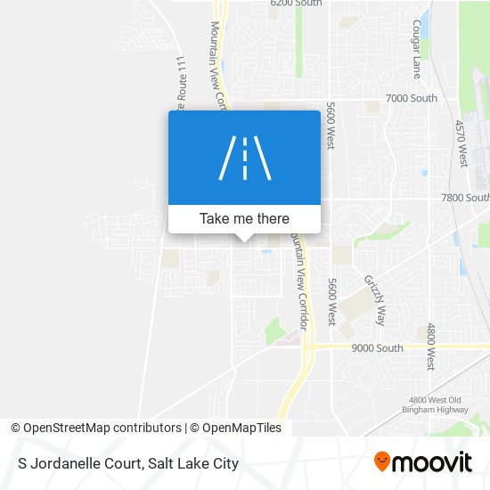 S Jordanelle Court map