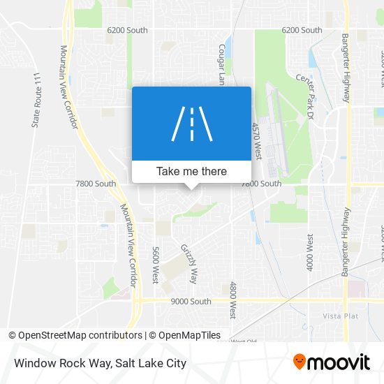 Window Rock Way map