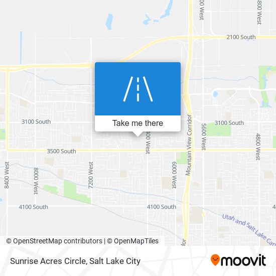 Mapa de Sunrise Acres Circle