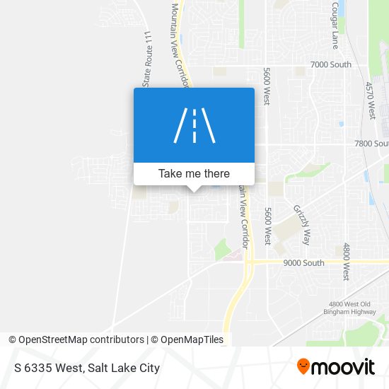 S 6335 West map