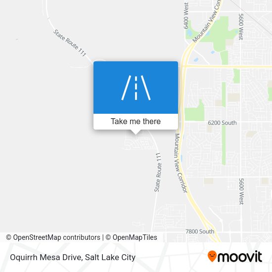 Oquirrh Mesa Drive map