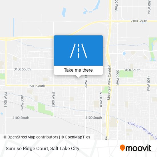 Mapa de Sunrise Ridge Court