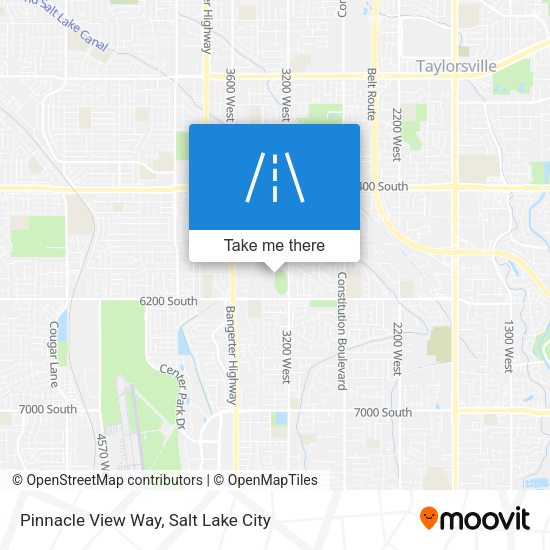Pinnacle View Way map