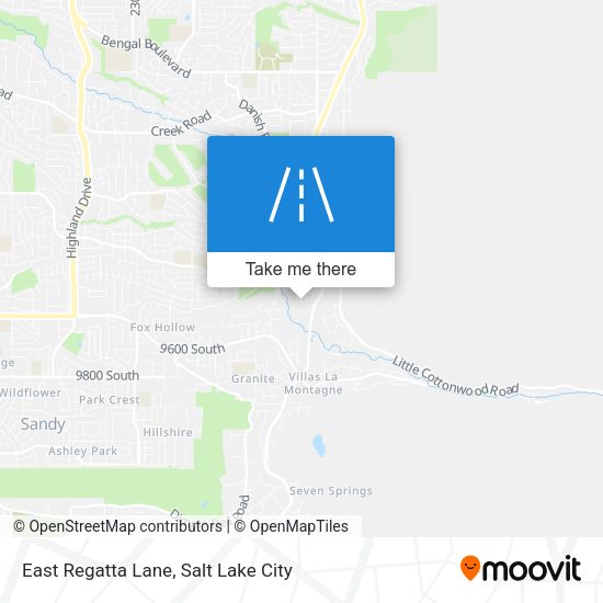 East Regatta Lane map