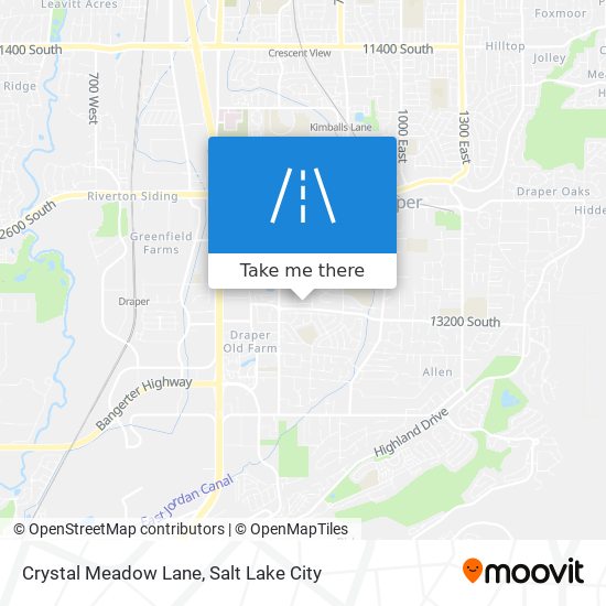 Crystal Meadow Lane map