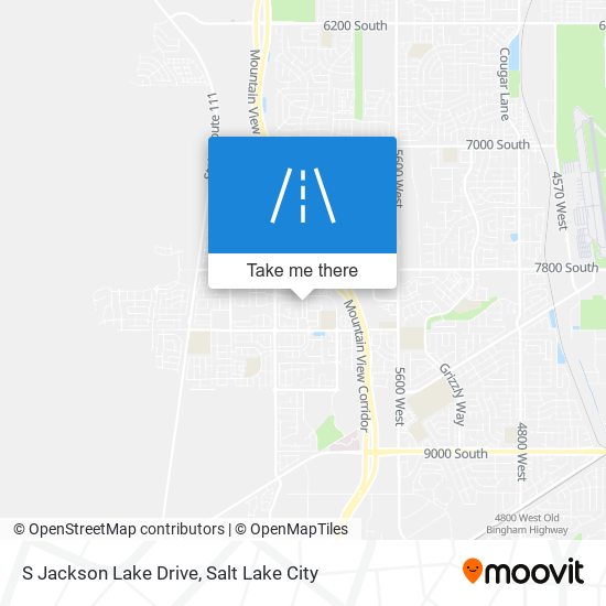 Mapa de S Jackson Lake Drive